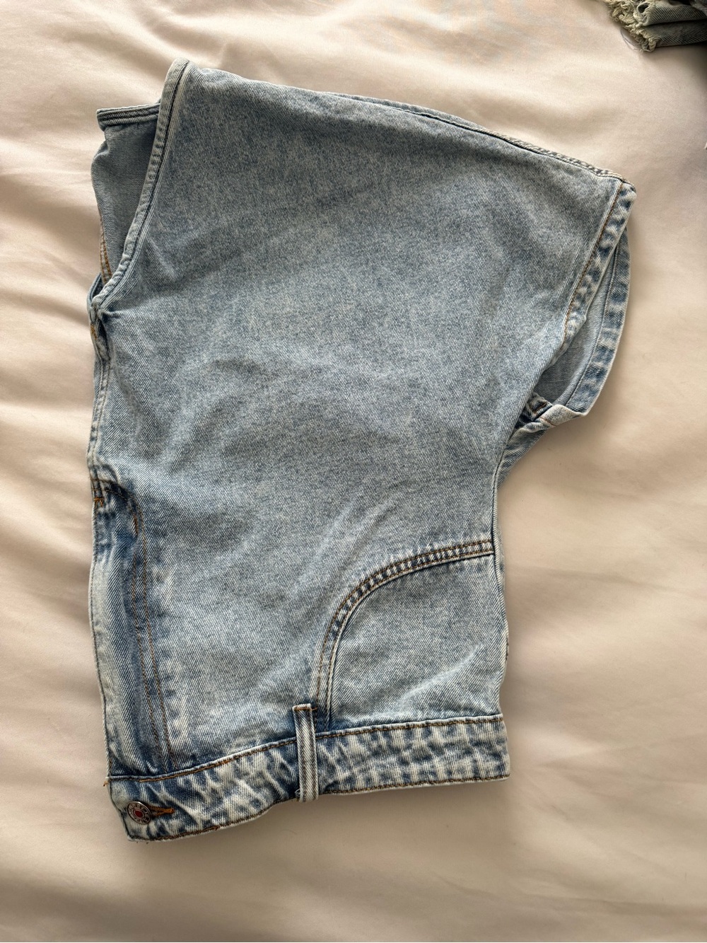 Light Wash Denim Shorts